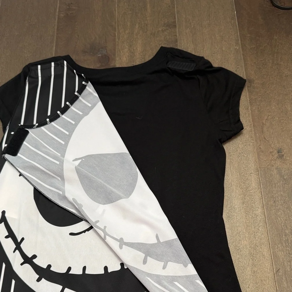 NWT Disney Tim Burton’s The Nightmare Before Christmas Jack Skellington Cape Top